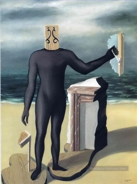 winter the snowstorm Painting - the man of the sea 1927 Rene Magritte
